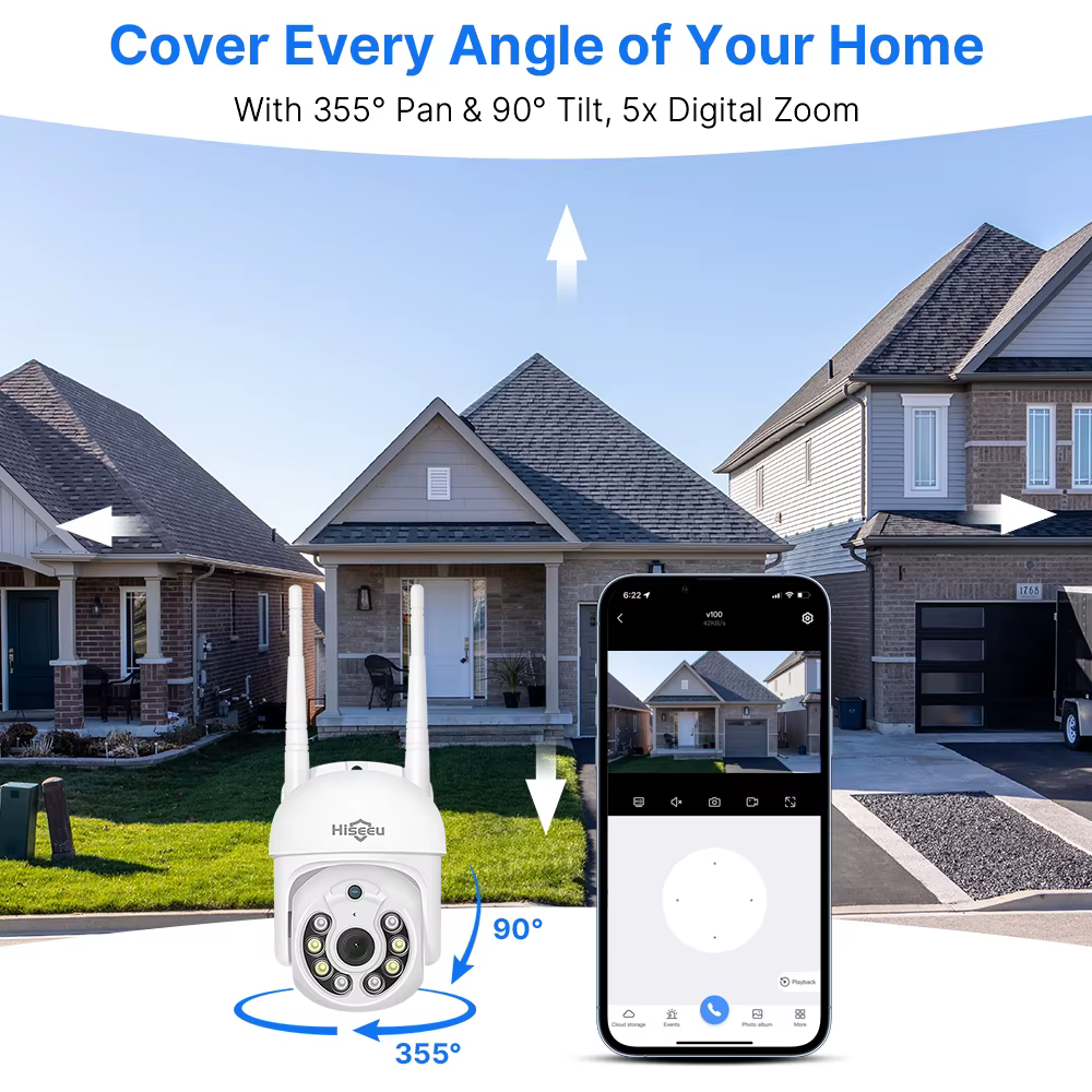 Hiseeu Wireless Security CCTV Camera System — image 3