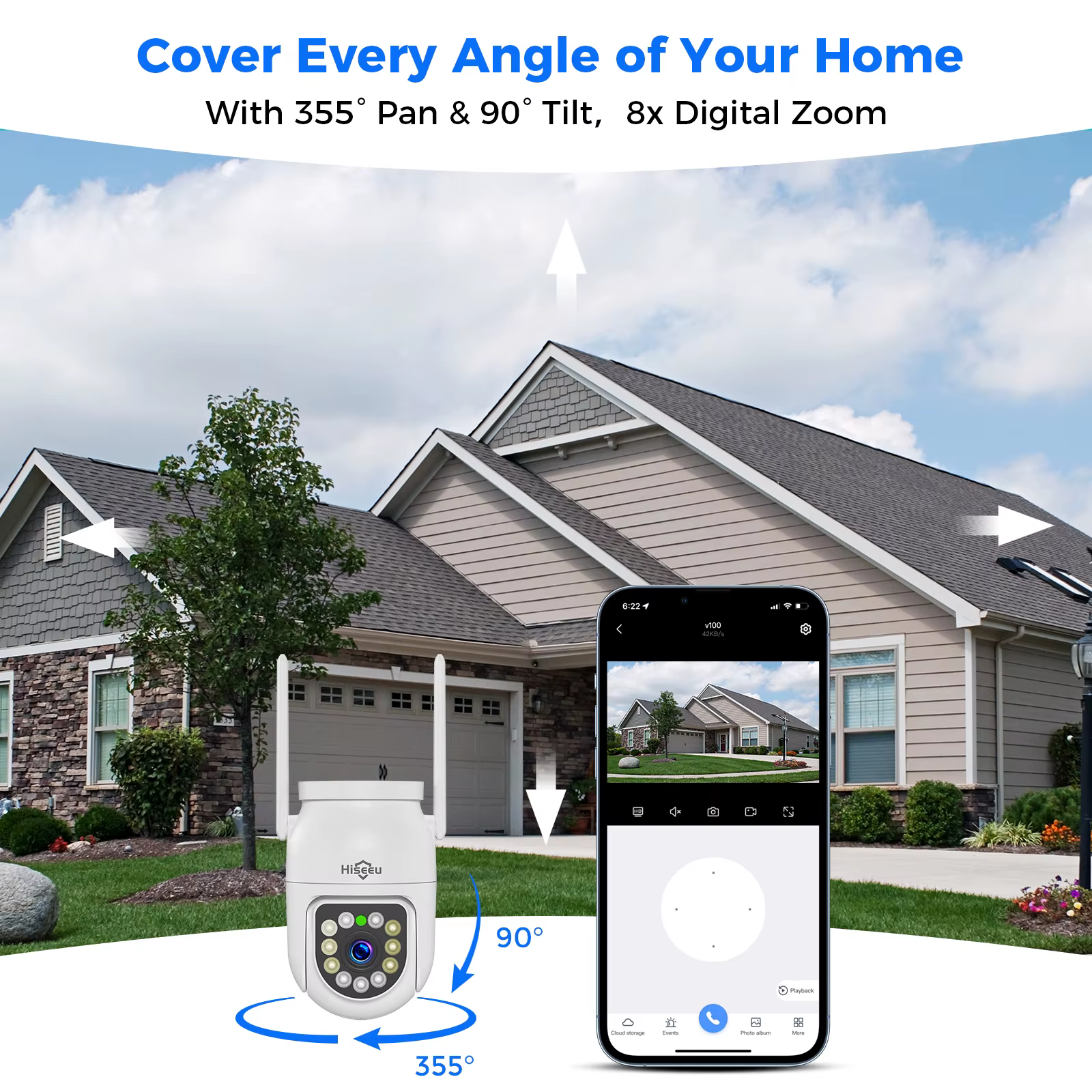 3MP H 265 Wireless WiFi P2P — image 2