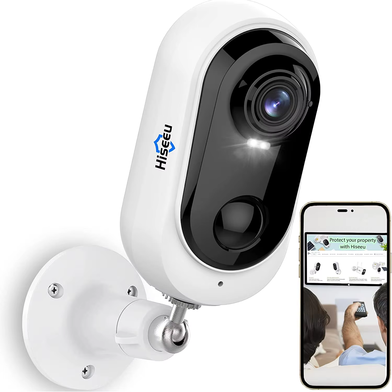 Hiseeu 1080P Battery Solar Powered Cameras — image 2