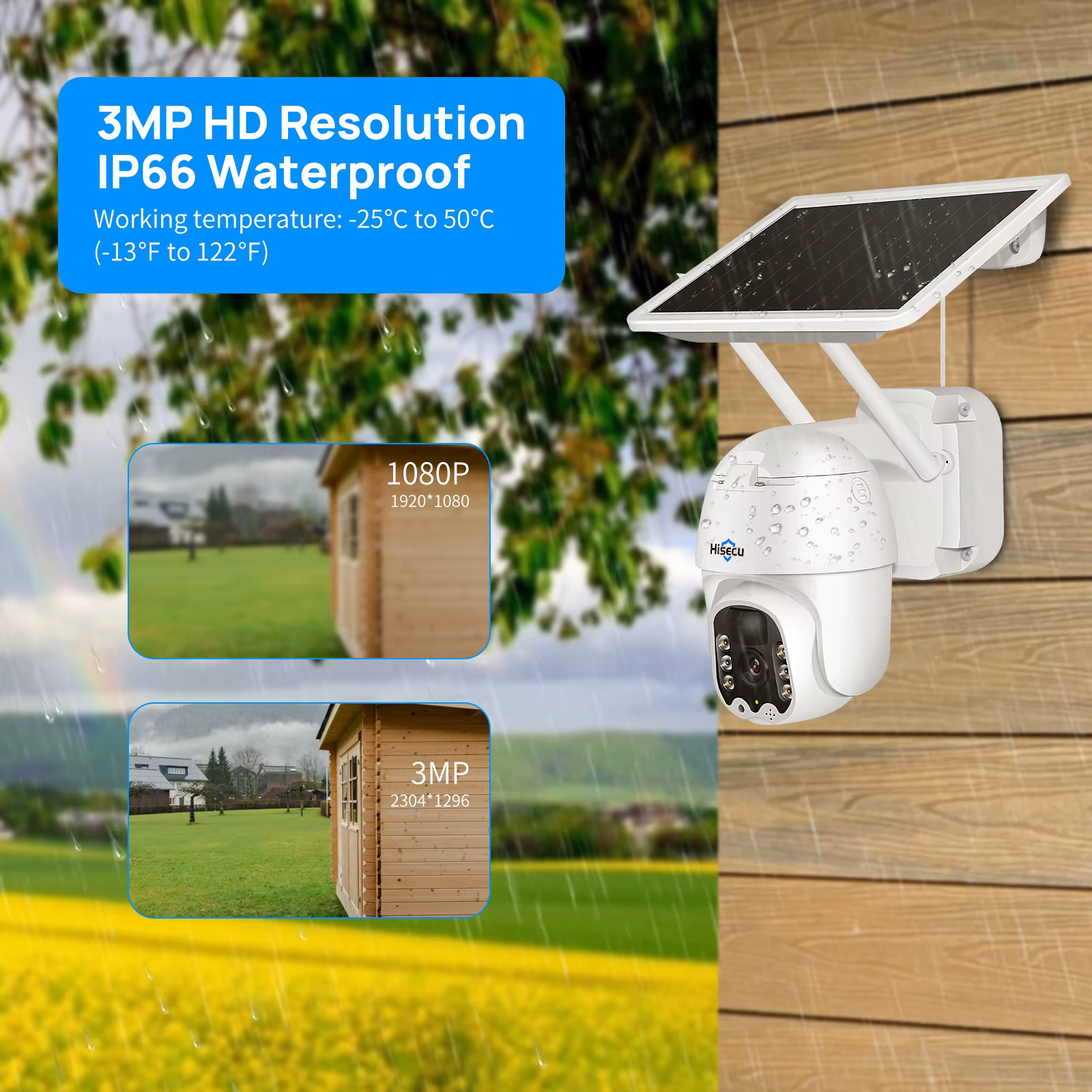 Hiseeu 2K Pan Tilt Zoom Security — image 4
