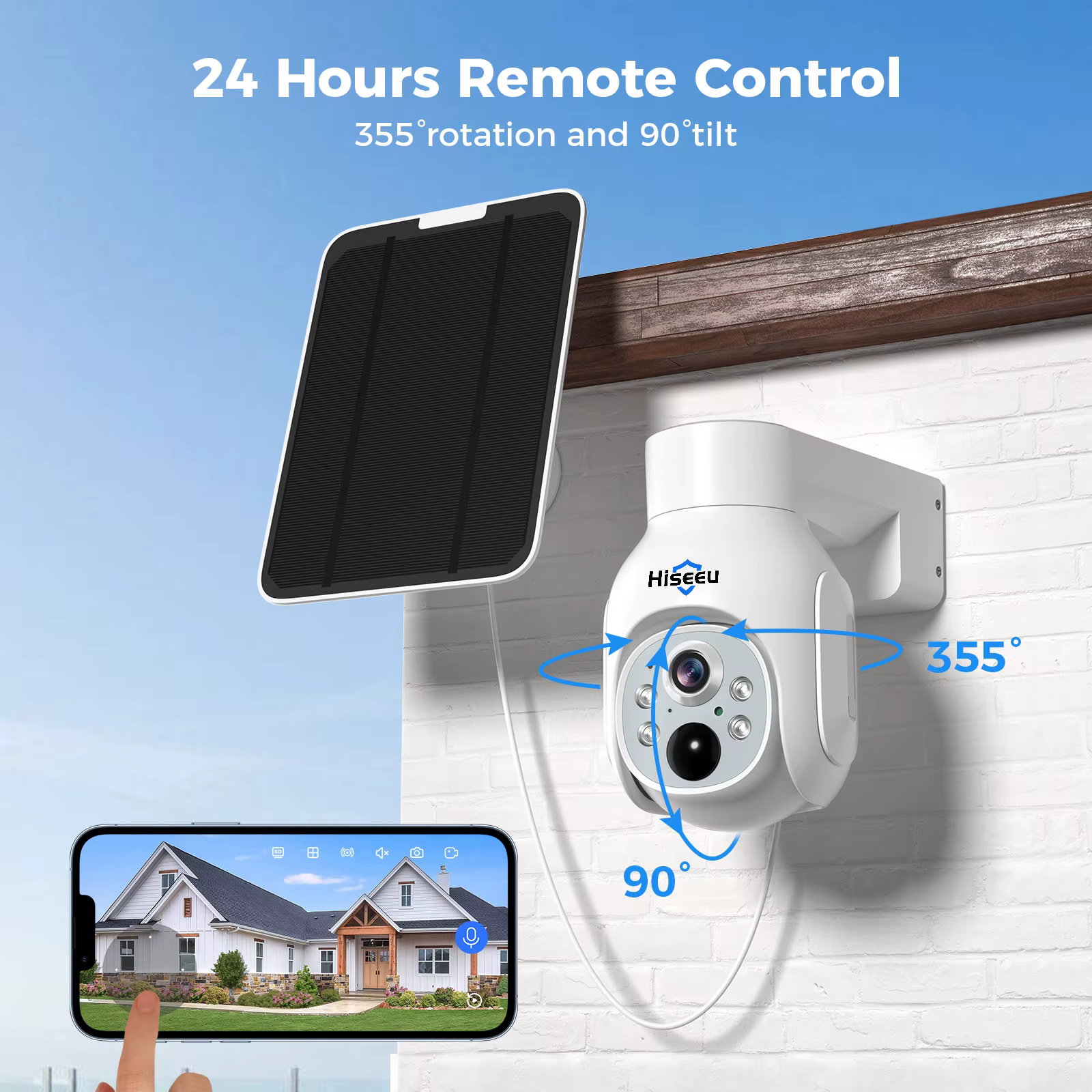4MP WiFi Wireless Solar Power Battery — image 3