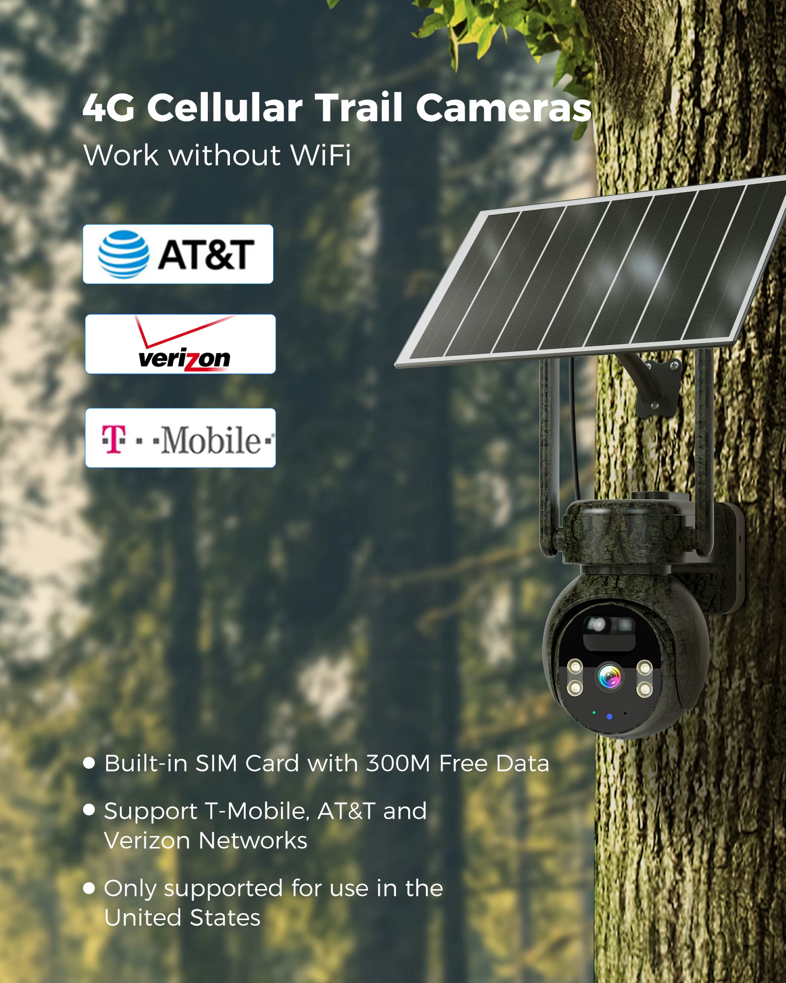 Hiseeu 4G Outdoor Powered Cellular Security — image 2