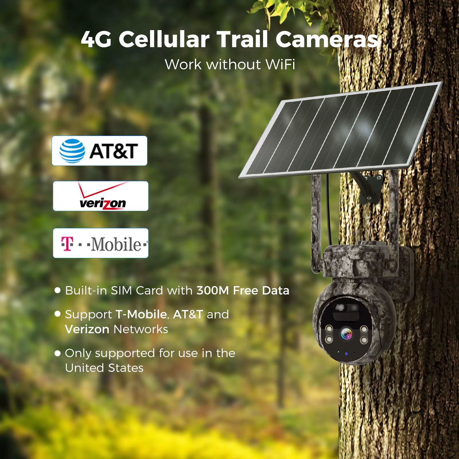 Hiseeu 4G Sim Card Solar Wireless — image 2