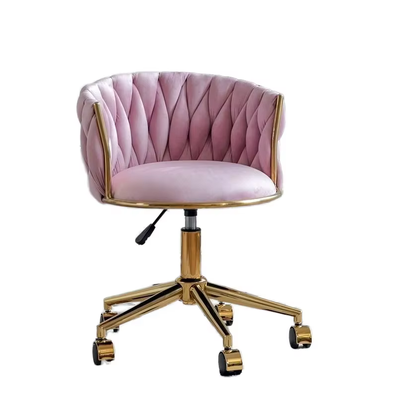 Luxurious Golden Nail Accent Chair Home — image 2