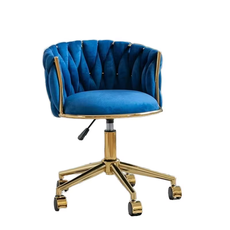 Luxurious Golden Nail Accent Chair Home — image 4