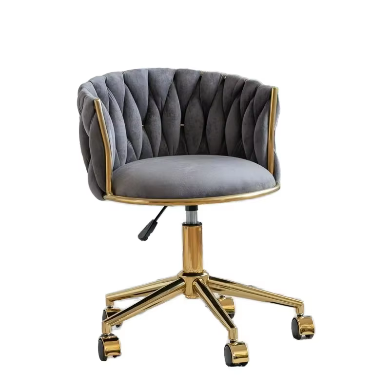 Luxurious Golden Nail Accent Chair Home — image 5