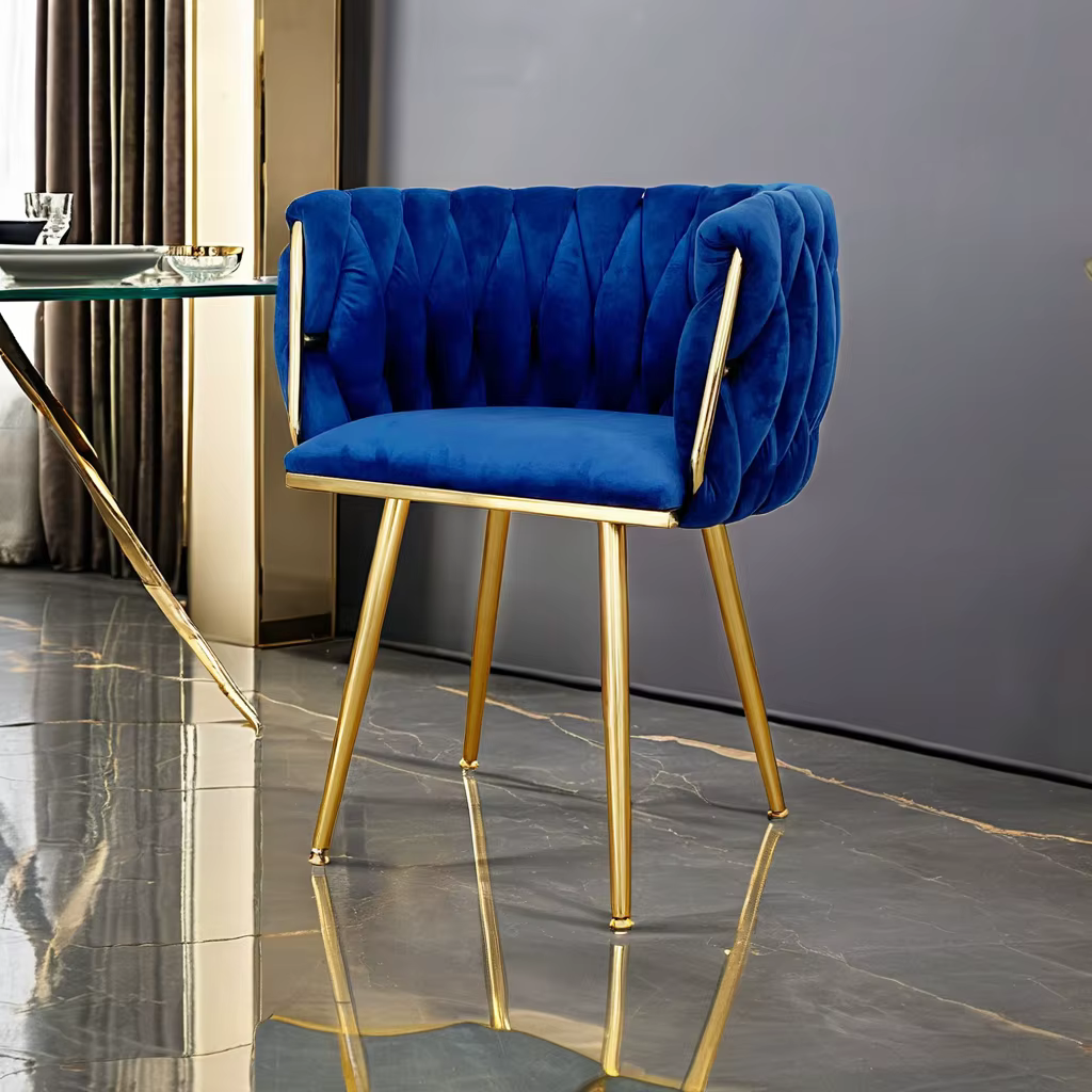 Modern Luxury Bubble Chair Makeup Stool — image 3