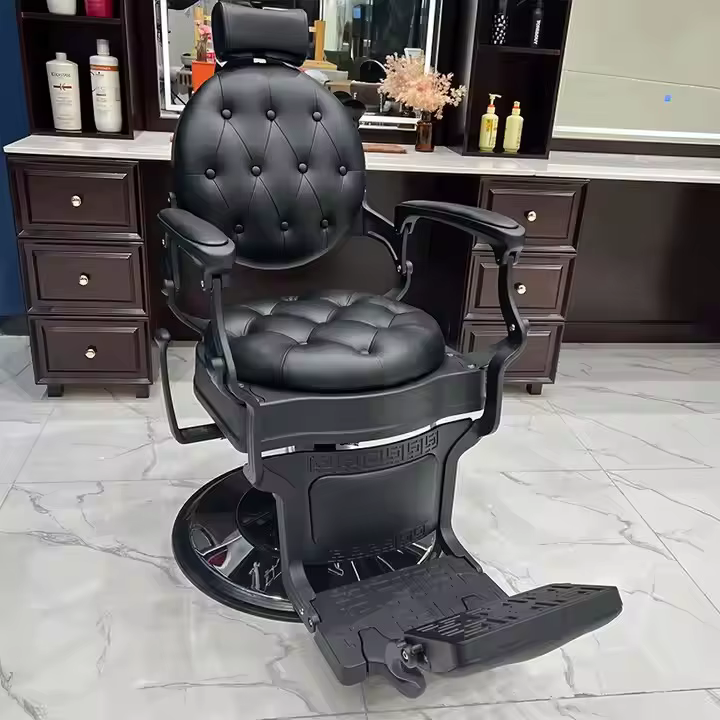 Classic Vintage Barber Chair With Soft — image 6