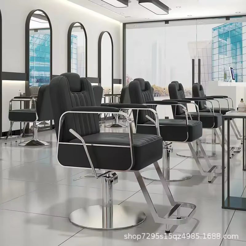 High Quality PU Metal Barber Chair — image 3