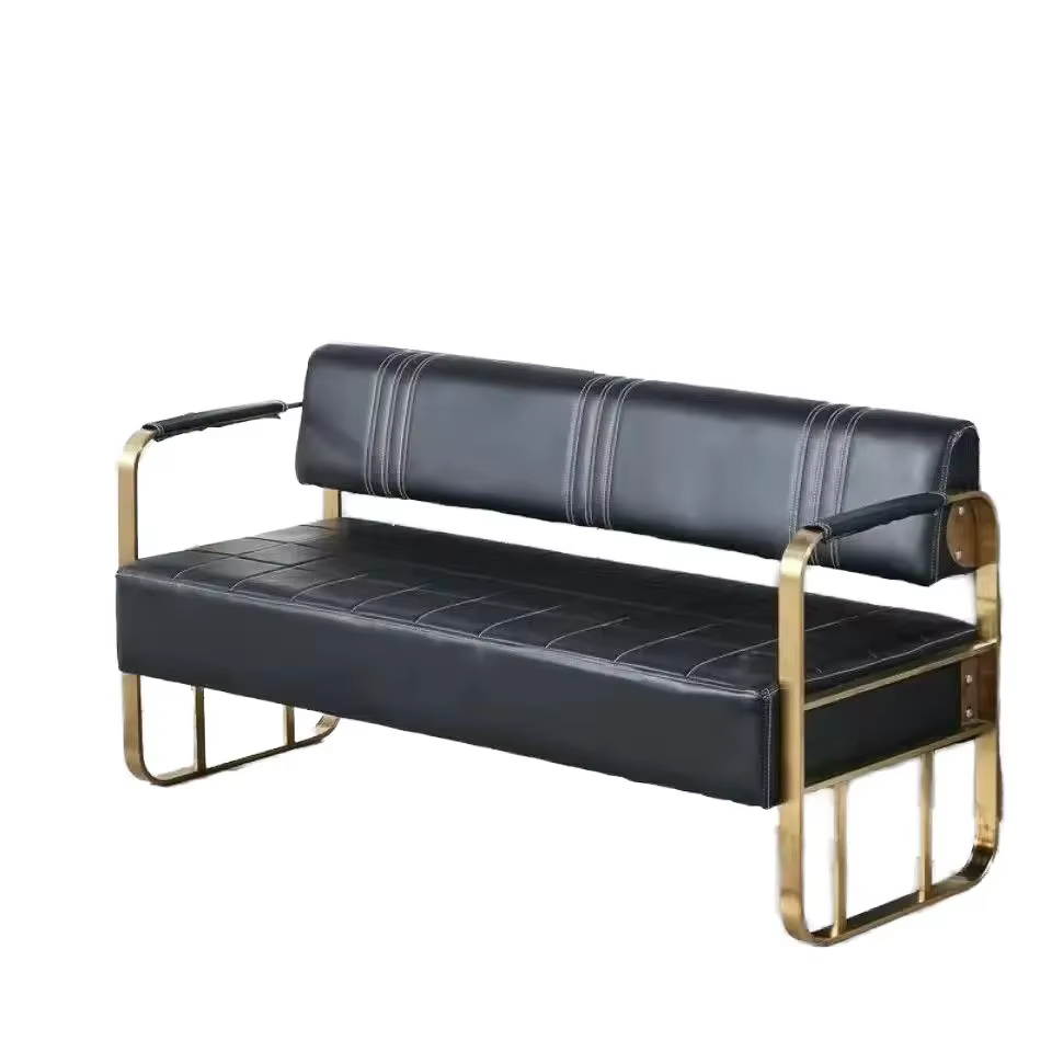 Modern Leather And Synthetic Lounge Chair — image 5