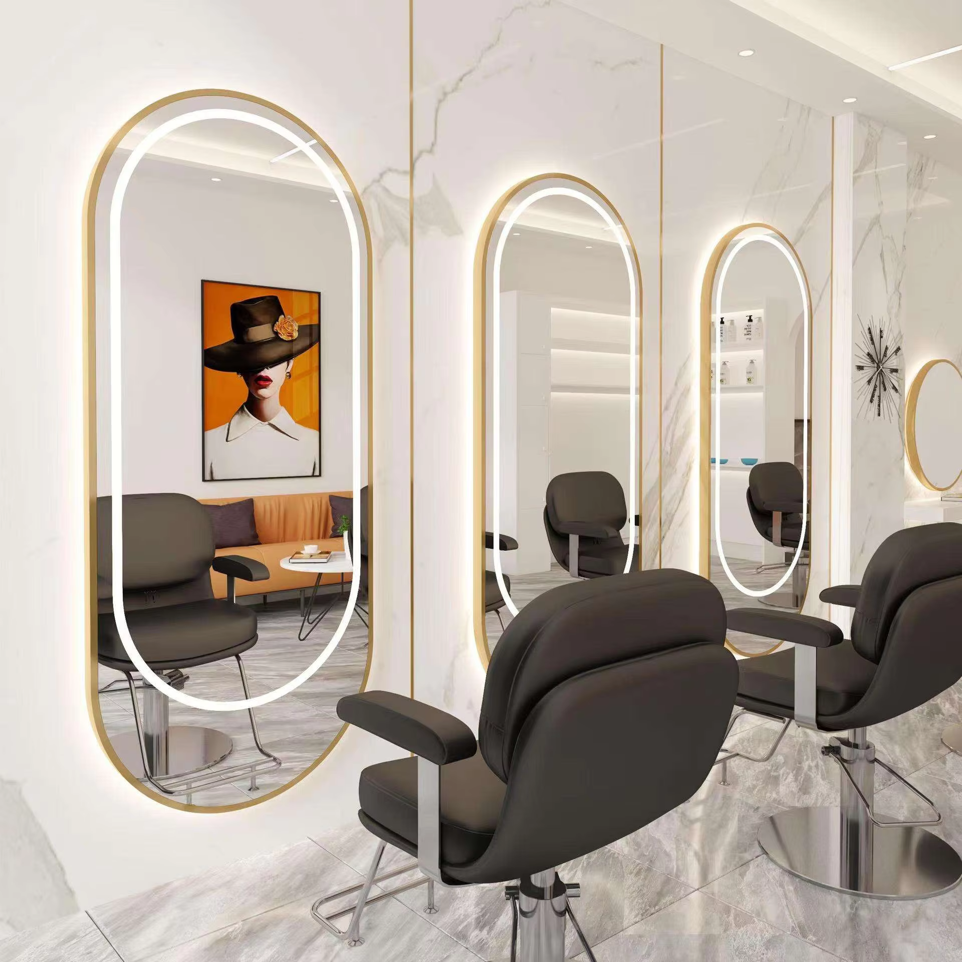 Modern Luxury All-in-One Ironing Mirror Station — image 6