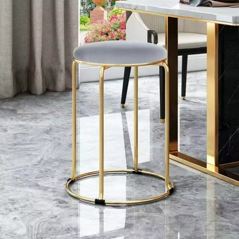 Light Luxury Modern Stainless Steel Nail Table — image 6