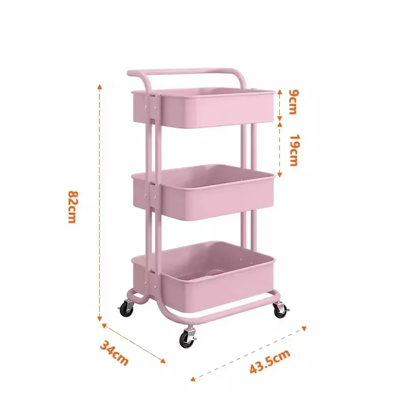 Multifunctional Salon Nail Cart With Storage — image 2