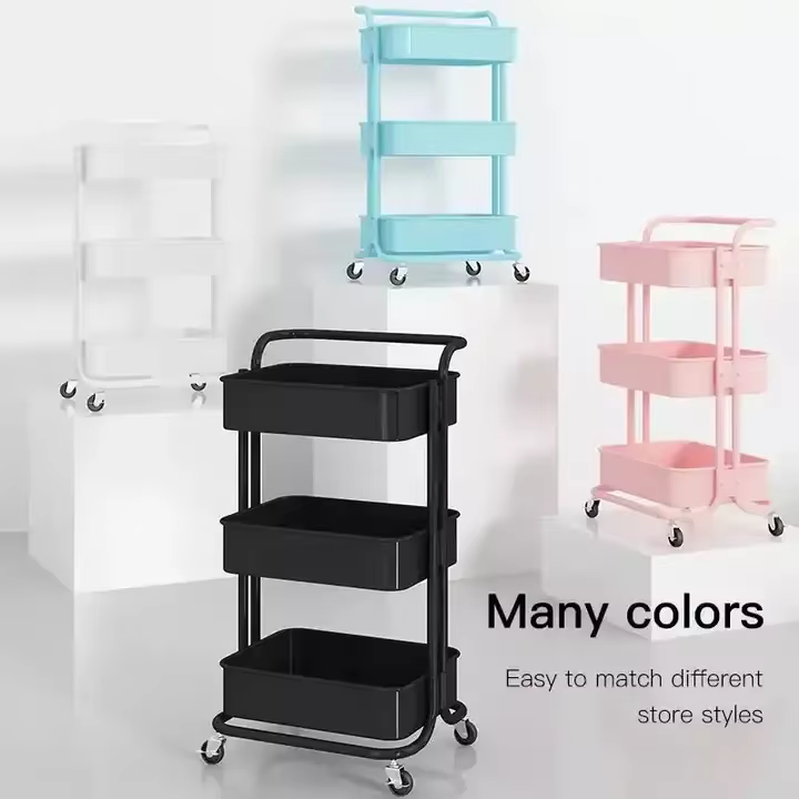 Multifunctional Salon Nail Cart With Storage — image 3