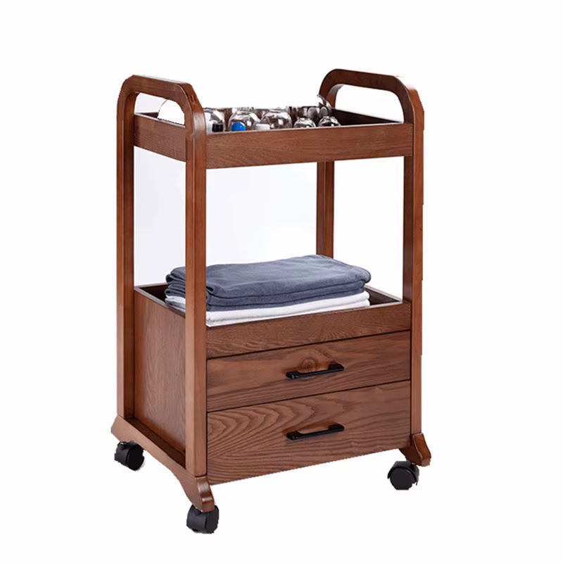 High Quality Double Drawers Solid Wood — image 2