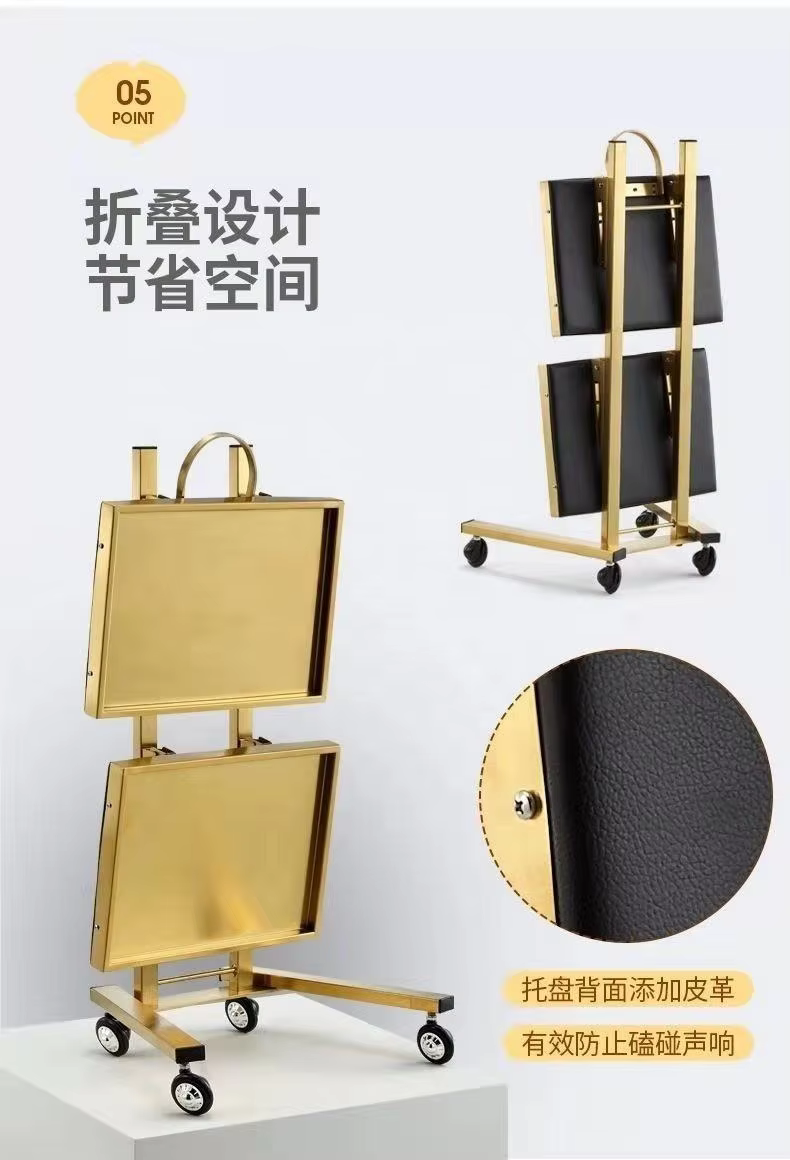 High Quality Stainless Steel Salon Trolley — image 6