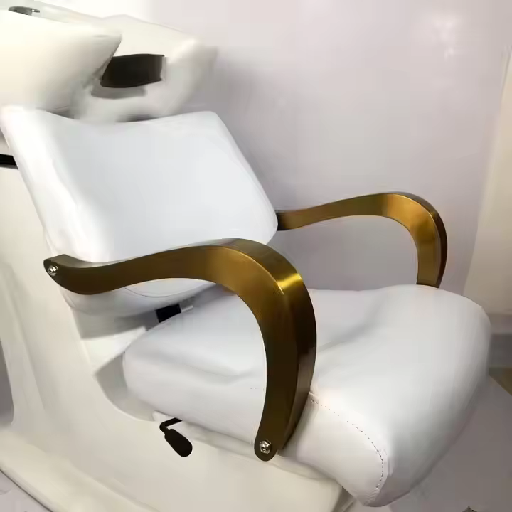 Modern Minimalist Metal Barber Chair For — image 6