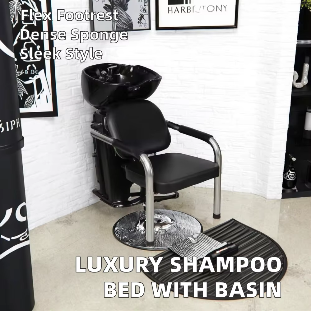 Luxury Portable Shampoo Bed For Barbershops — image 2