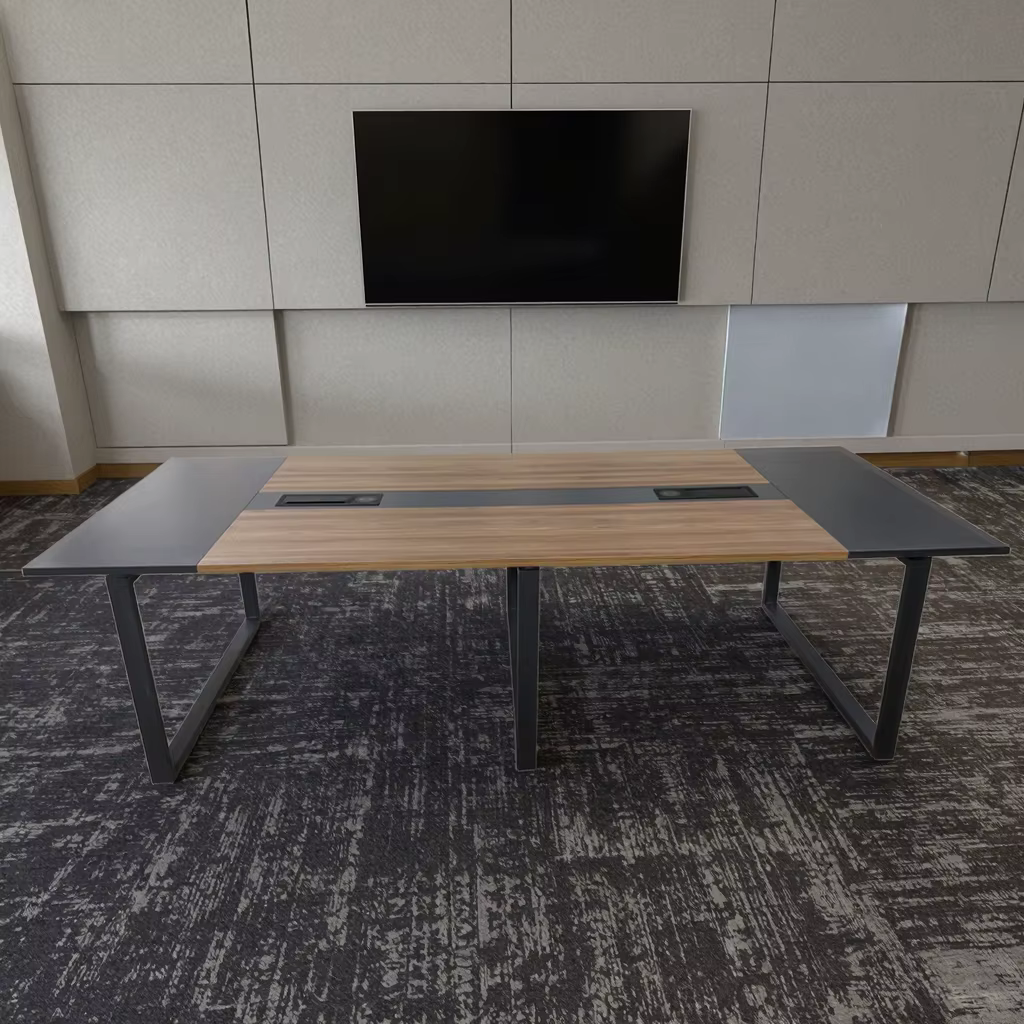 Modern Meeting Office Desk Rectangular Conference — image 3
