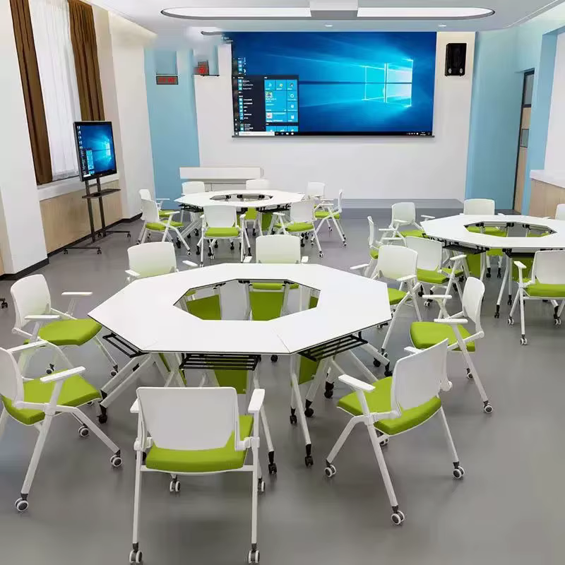 Modern Portable Movable Tables Folding Training — image 2
