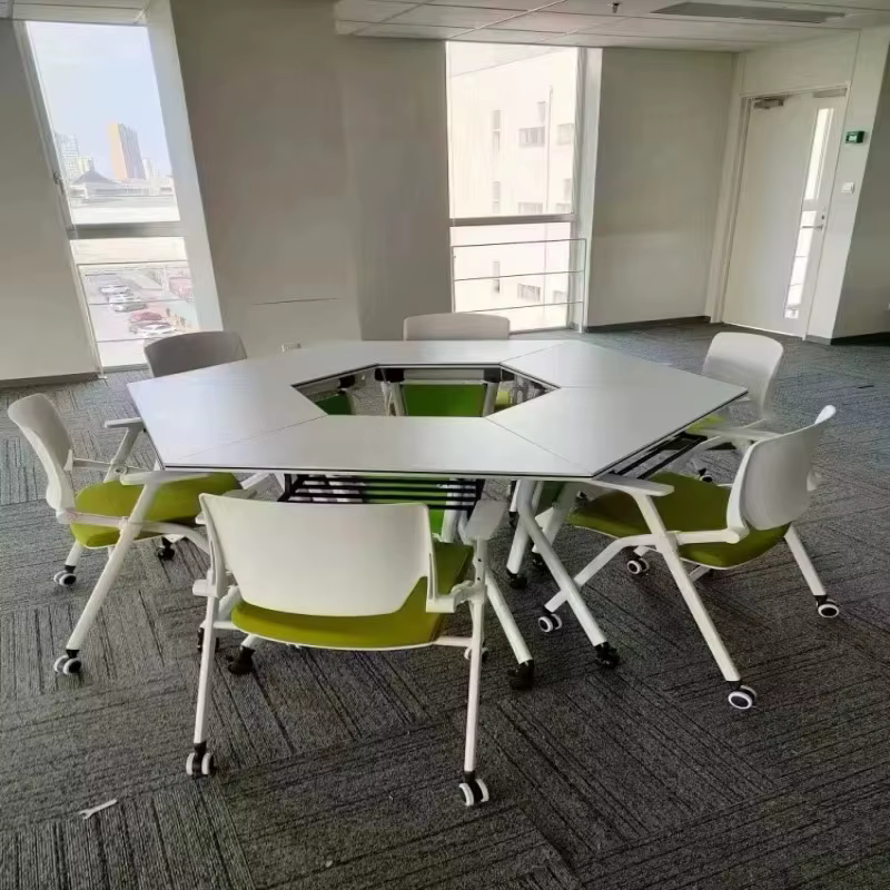 Modern Portable Movable Tables Folding Training — image 4