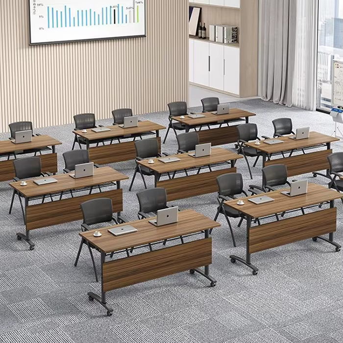 Long Table Training Desk Chair Combination — image 2