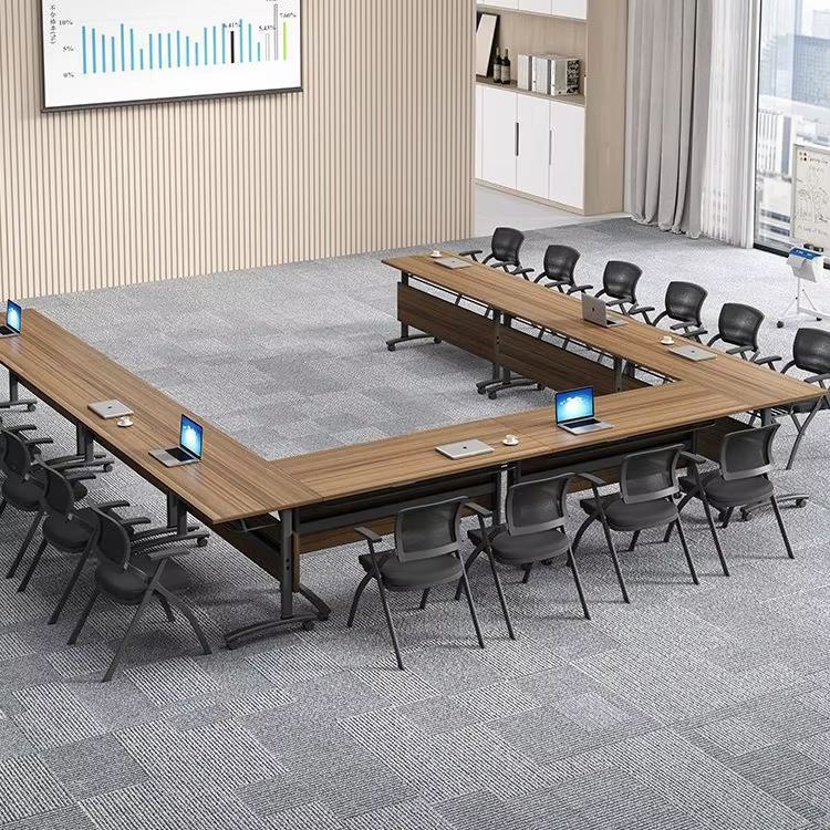 Long Table Training Desk Chair Combination — image 3
