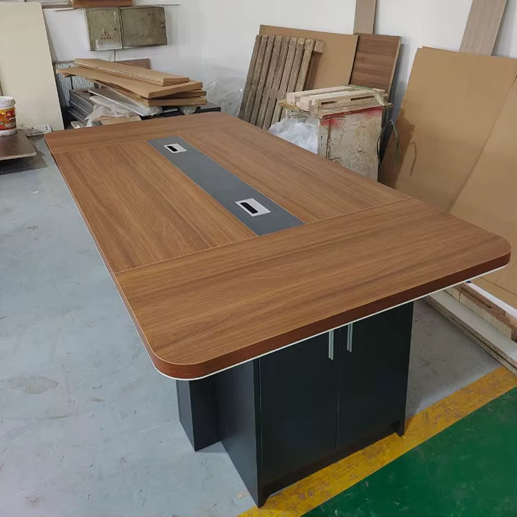 Modern Office Meeting Room Table Wooden — image 6