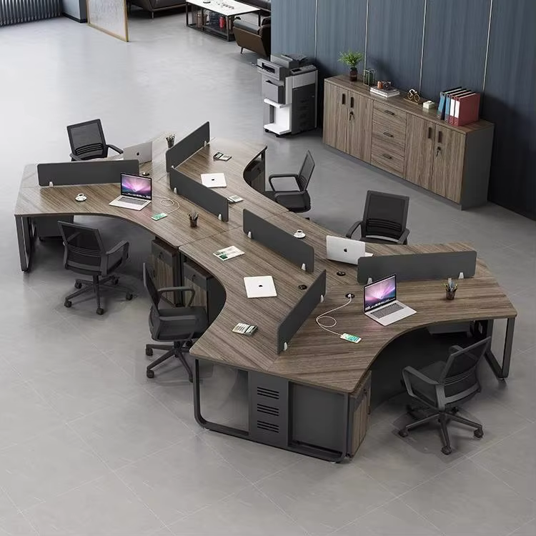 Hot Selling Office Staff Computer Desk — image 2