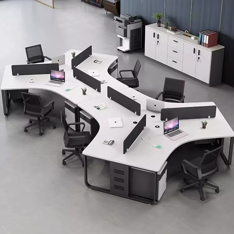 Hot Selling Office Staff Computer Desk — image 3