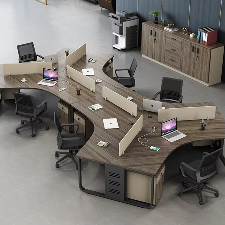 Hot Selling Office Staff Computer Desk — image 4