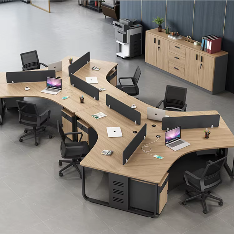 Hot Selling Office Staff Computer Desk — image 5