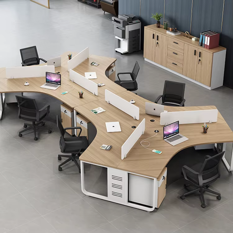 Hot Selling Office Staff Computer Desk — image 6