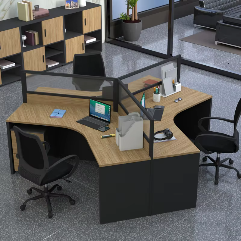 4 Seat Office Desk And Chair — image 5