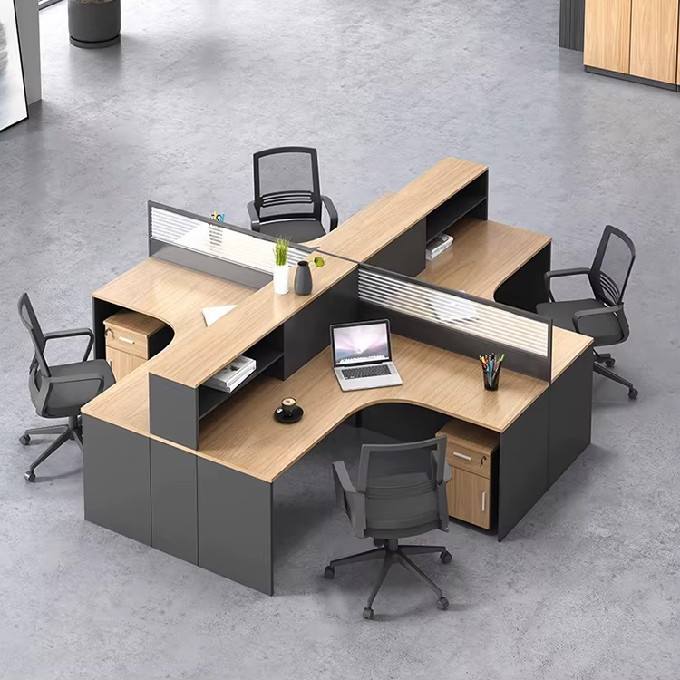 Modern Office Staff Desk L Shaped — image 6