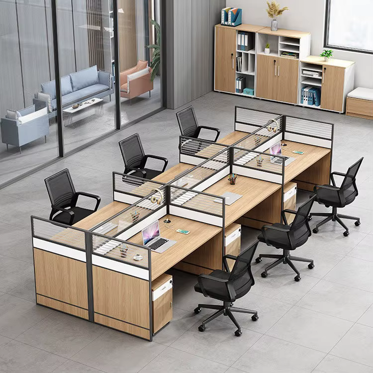 4 Way Call Center Office Desk — image 2
