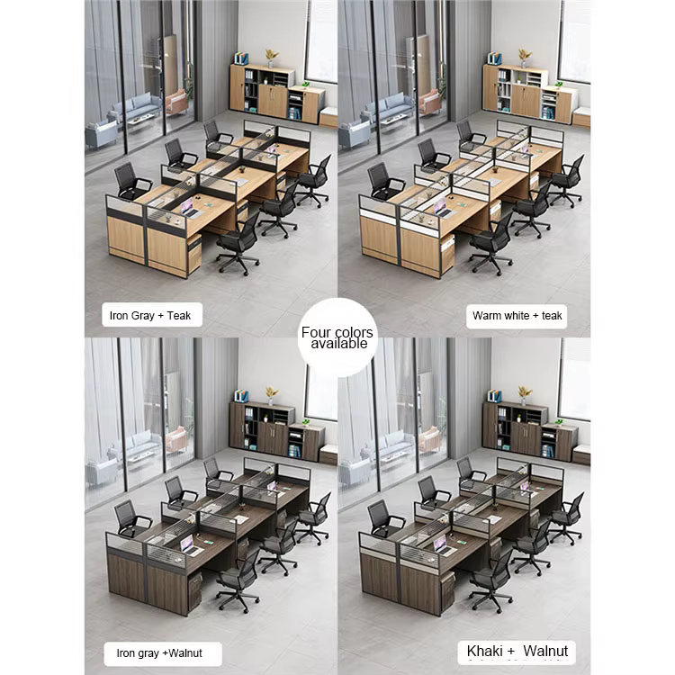 4 Way Call Center Office Desk — image 4