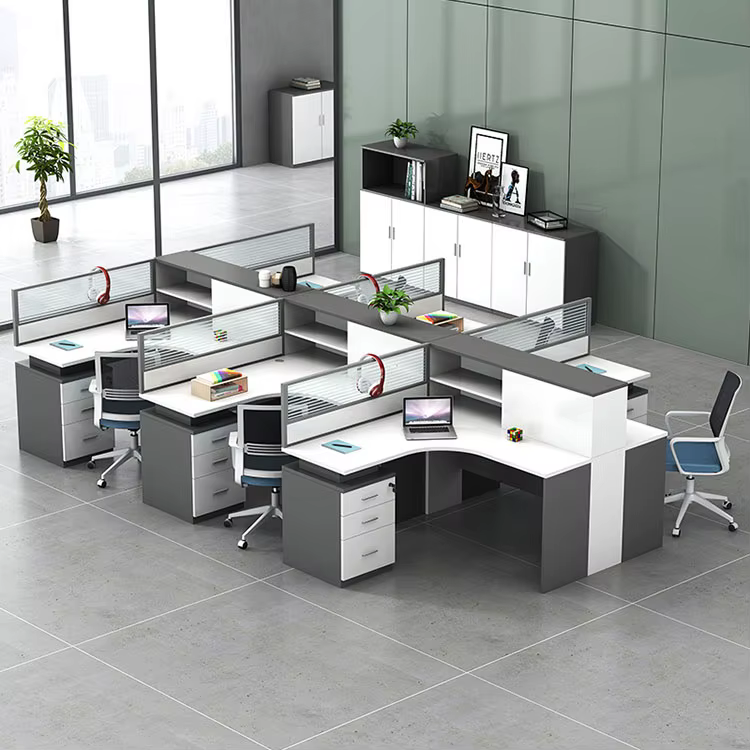 New Design Office Cubicle Workstations Open — image 2
