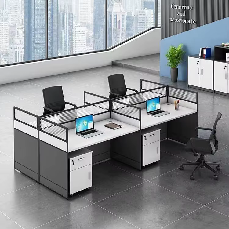 4 Seater Work Bench Modular Office — image 3