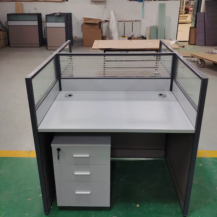 Modular T Shaped Office Staff Table — image 5