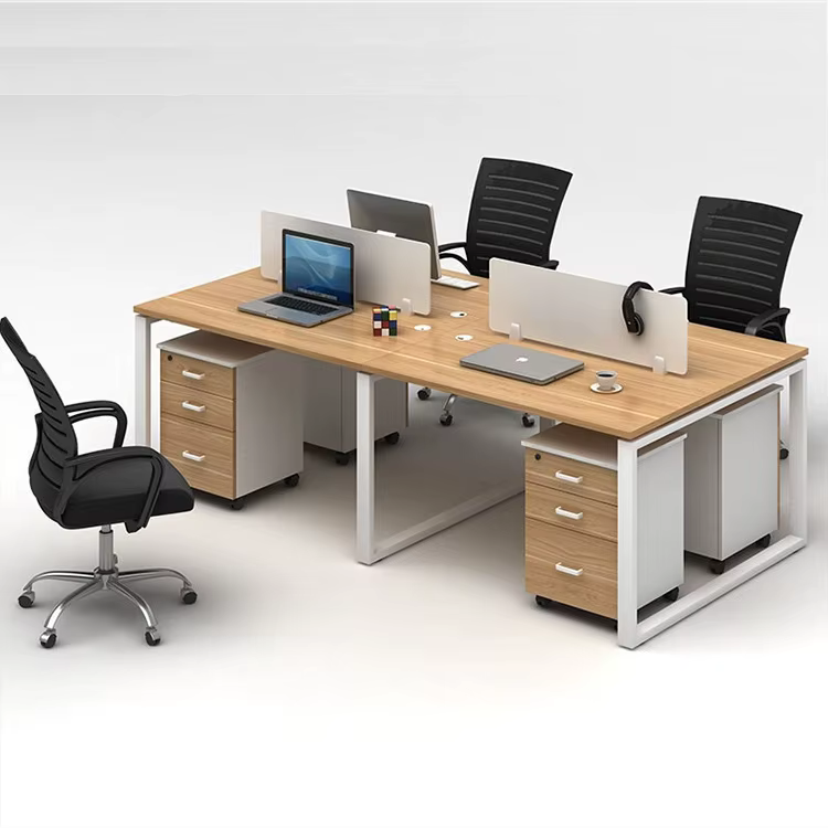 Office Space Desk With Locker Workstation — image 3