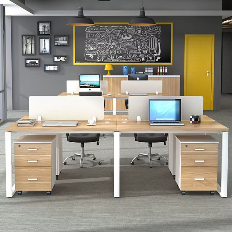 Office Space Desk With Locker Workstation — image 4