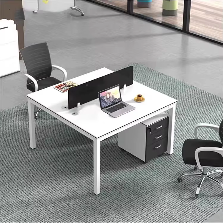 4 Person Call Center Office Tables — image 3