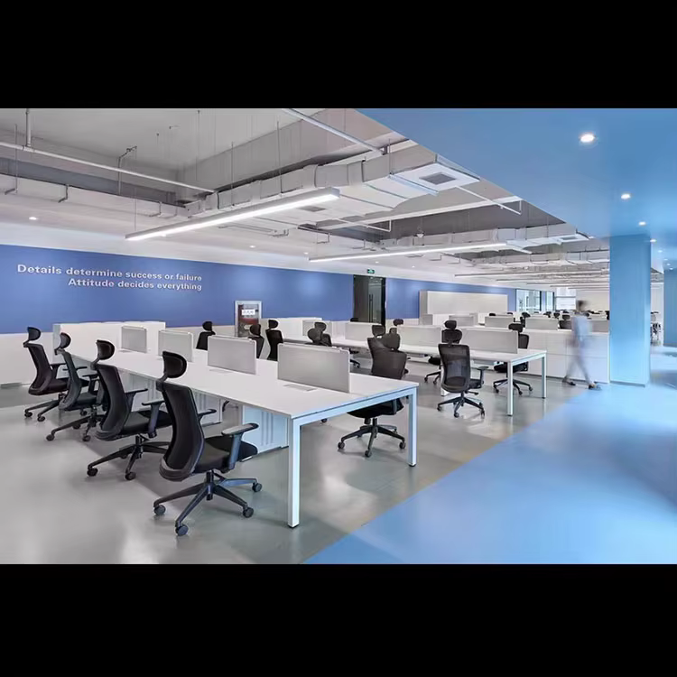 4 Person Call Center Office Tables — image 6