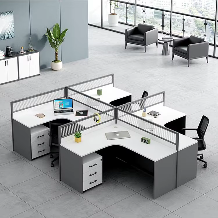 China Factory Linear Open Office Desk — image 2