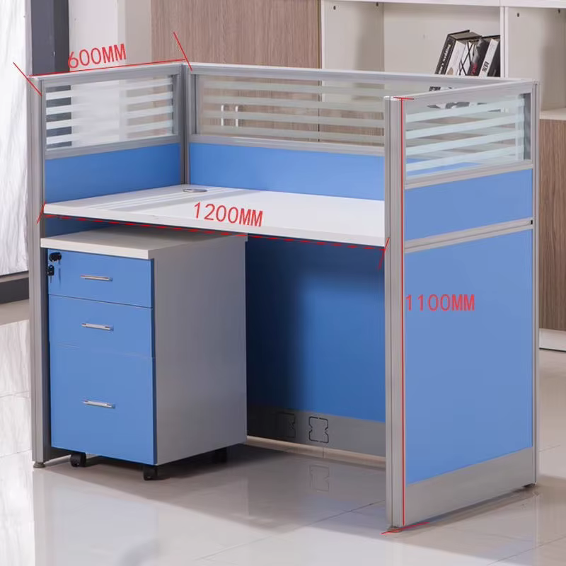 Wood Top Commercial Work Table Cubicle — image 6