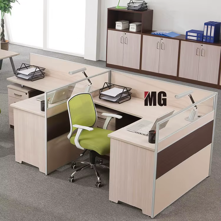 Office Workstation With Drawer 4 Seater — image 2