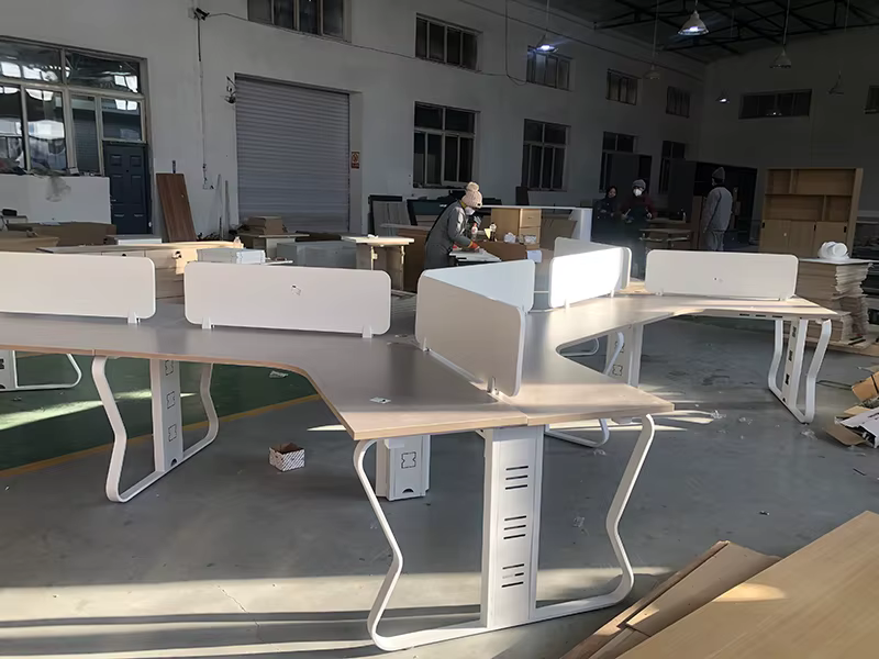 Office Cubicle 120 Degree 3 Seater — image 5