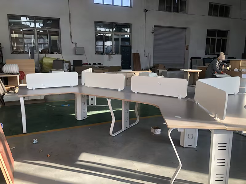 Office Cubicle 120 Degree 3 Seater — image 6