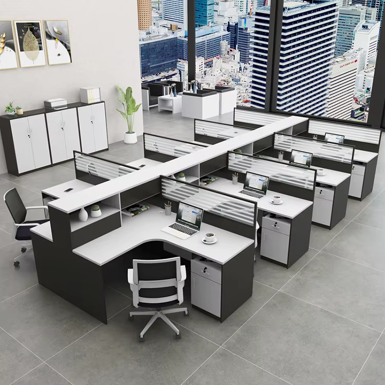 Modern Office Furniture L Shaped Workstations — image 2
